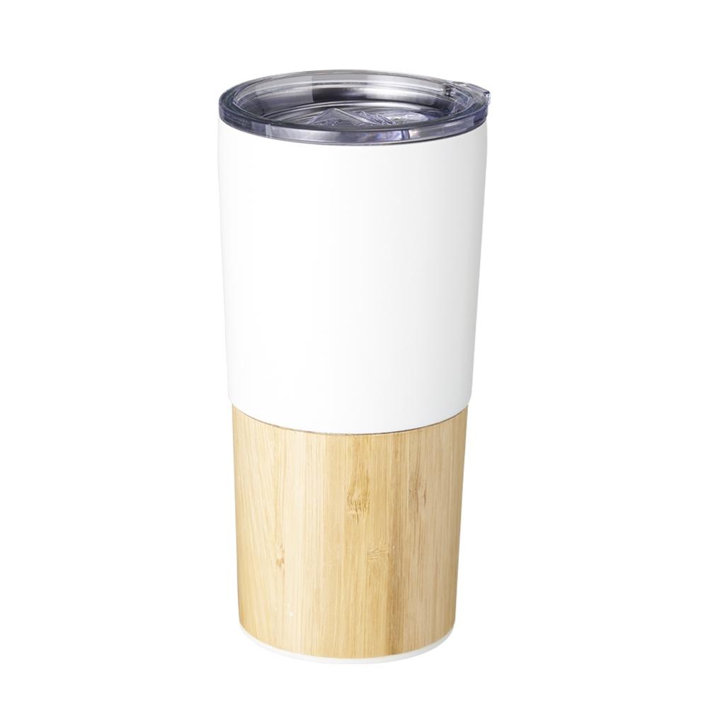 Copo Térmico Inox e Bambu 600ml — imagem 5