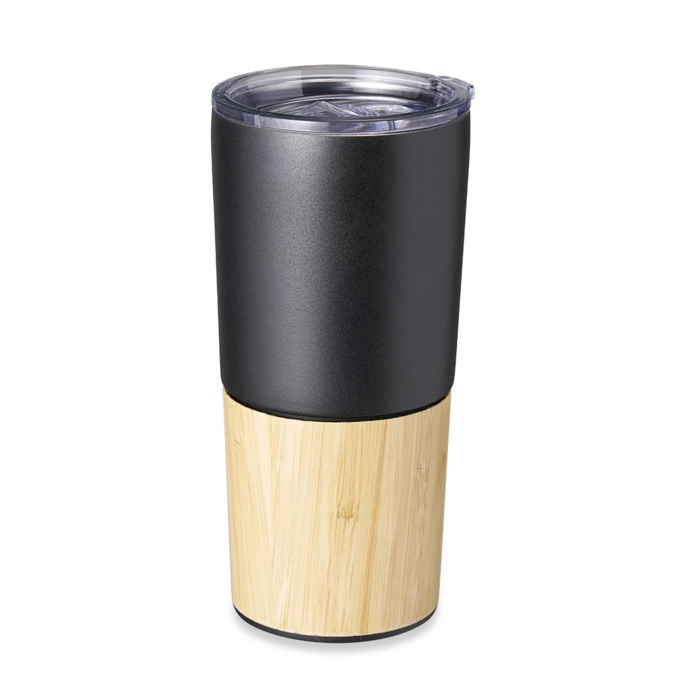 Copo Térmico Inox e Bambu 600ml — imagem 4