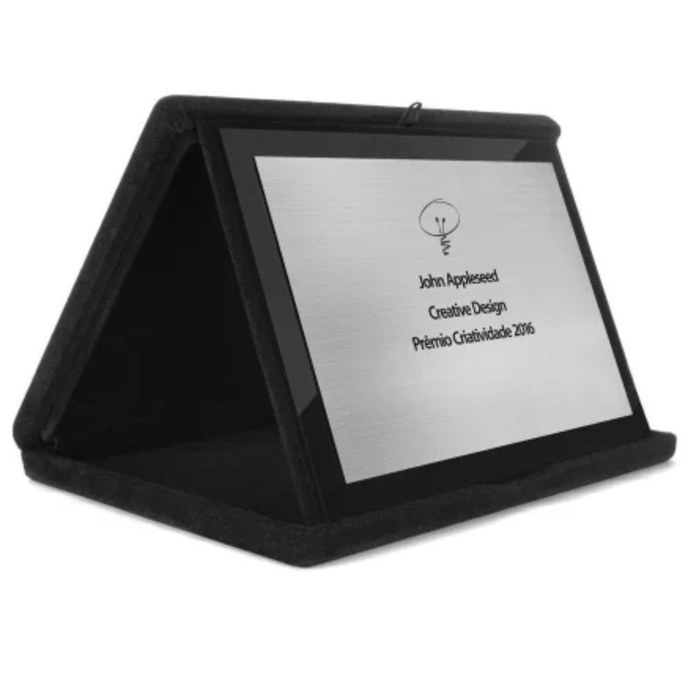 Kit Estojo Veludo + Placa de Homenagem — imagem 2