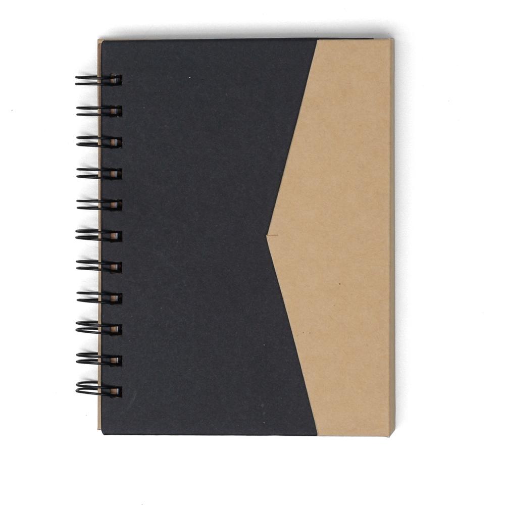 Caderno Ecológico Kraft c/ Autoadesivos — imagem 3