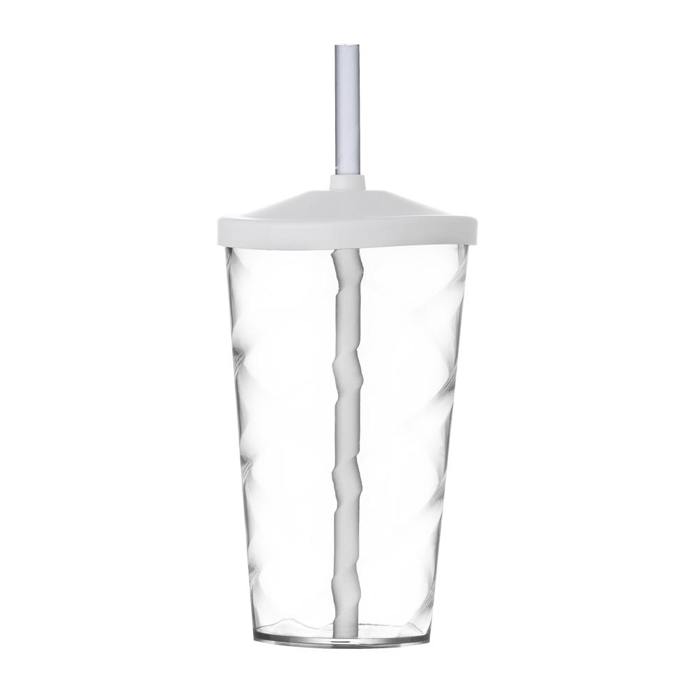 Copo Plástico c/ Canudo 550ml — imagem 5