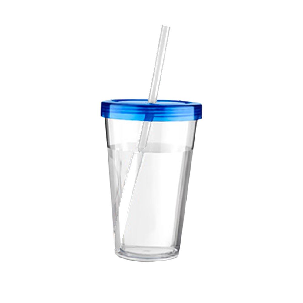 Copo Plástico c/ Canudo 600ml — imagem 5