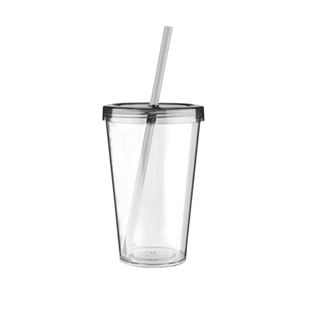 Copo Plástico c/ Canudo 600ml — imagem 4